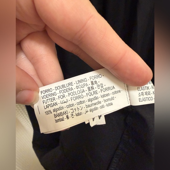 Zara Black Summer Dress with Ties on the Side - 100% cotton - XS - Picture 7 of 7